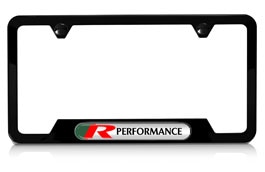 Licence Plate Frame - R-Performance, Black