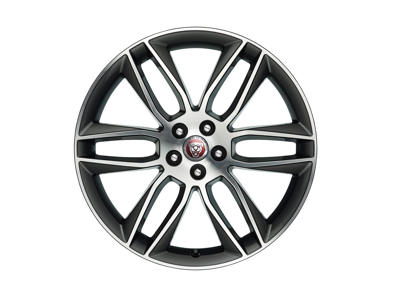 20" Style 6003, Diamond Turned with Dark Grey contrast, front image