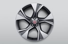 20" Style 5102, Diamond Turned with Technical Grey contrast, rear