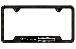 Licence Plate Frame - Carbon Fibre with F-TYPE Logo